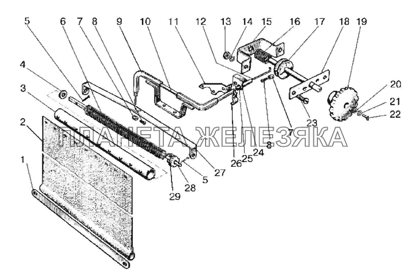 Шторка МТЗ-80 (2009)